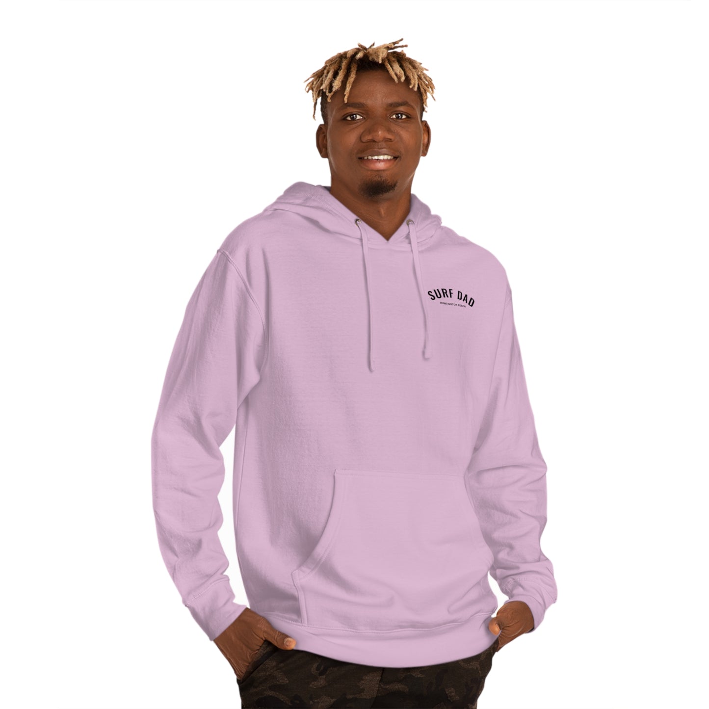 SURF DAD BLACK LOGO Hoodie