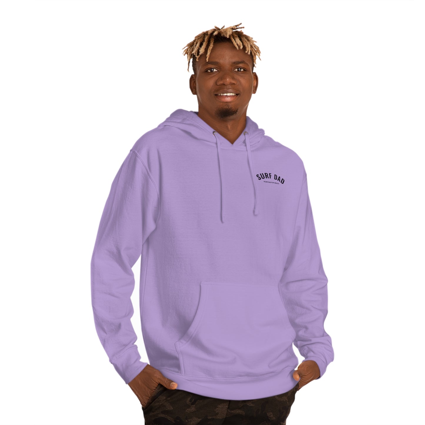 SURF DAD BLACK LOGO Hoodie