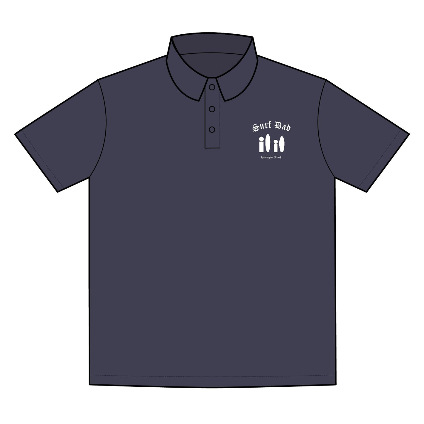 SURF DAD OE SYMBOL GOLF POLO