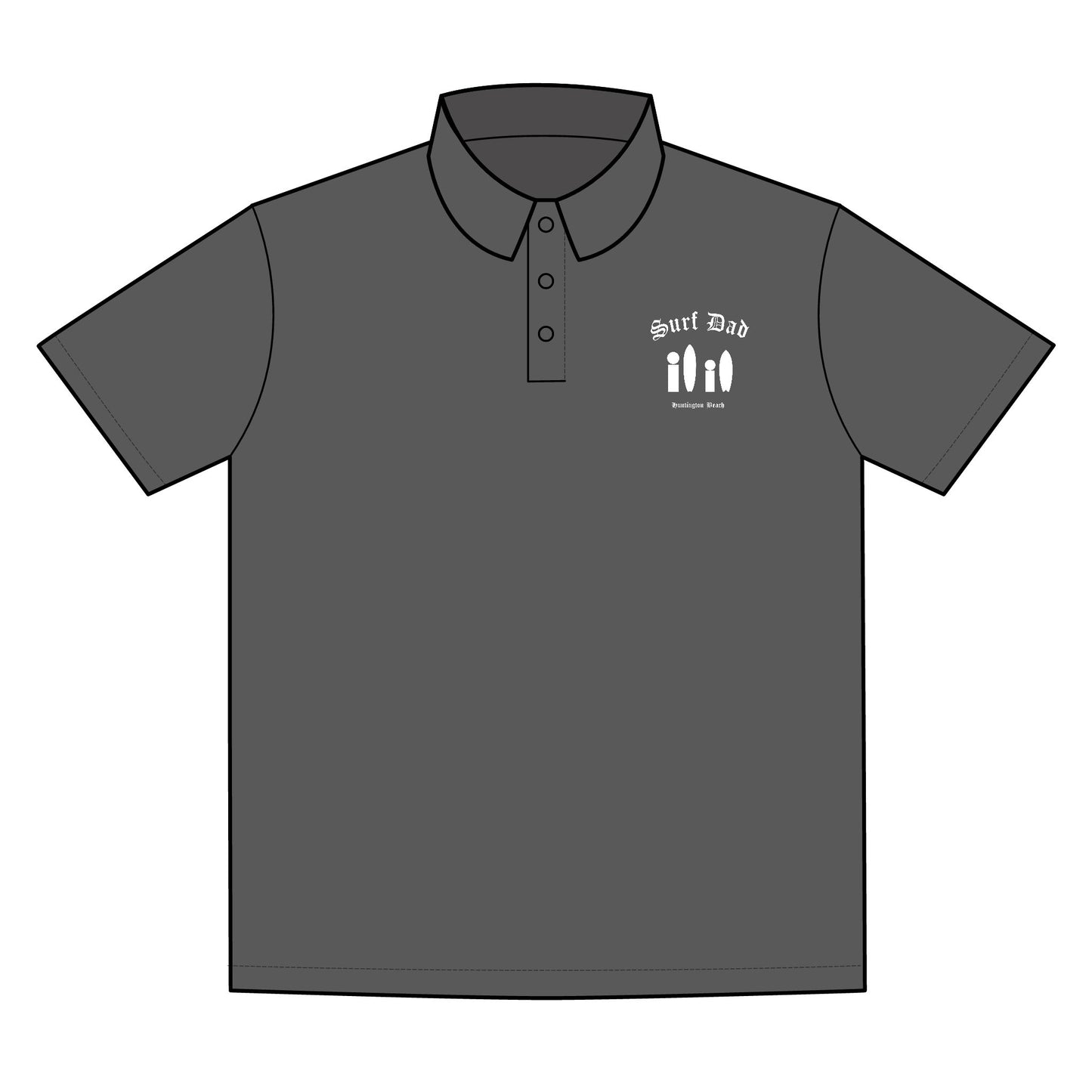 SURF DAD OE SYMBOL GOLF POLO