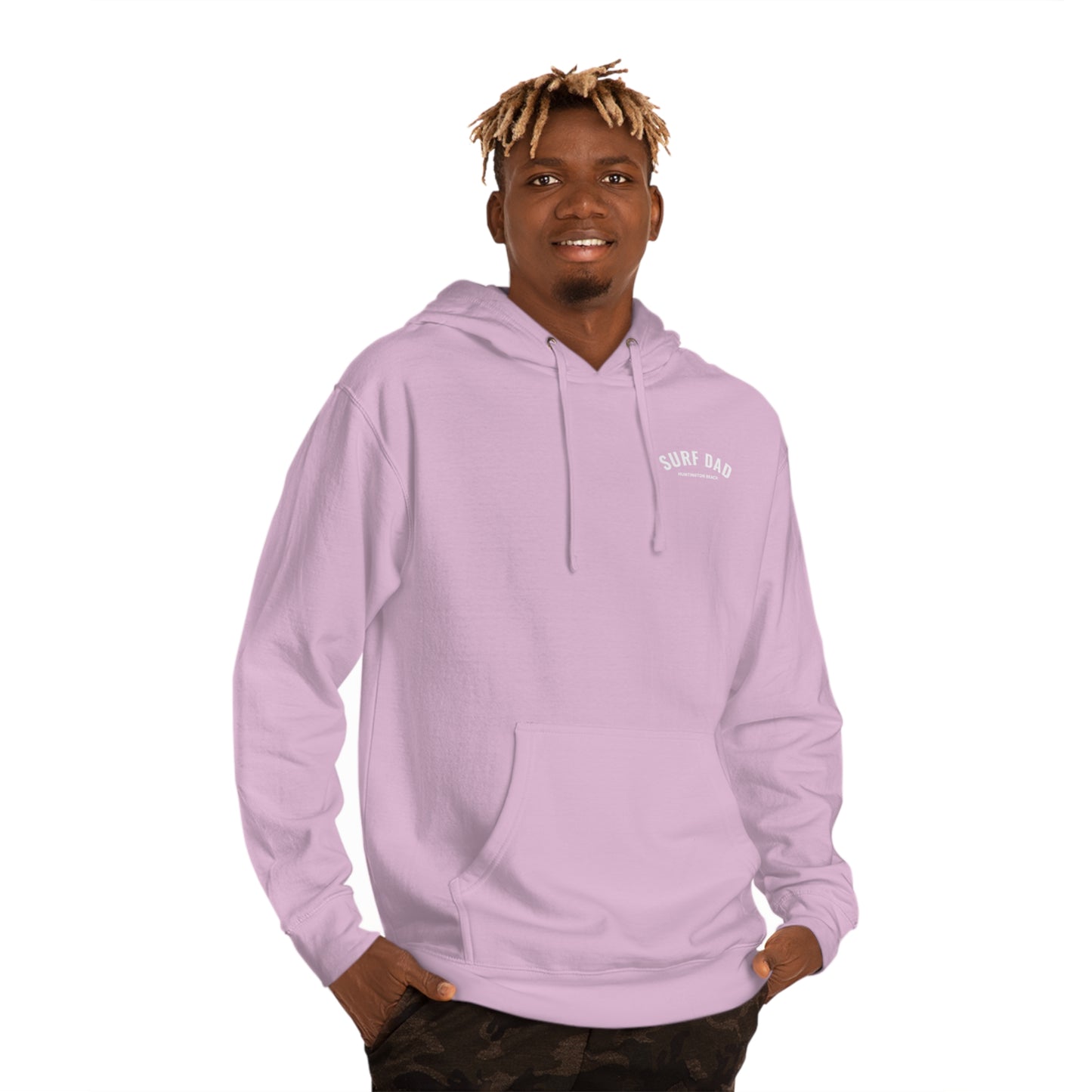 SURF DAD WHITE LOGO Hoodie