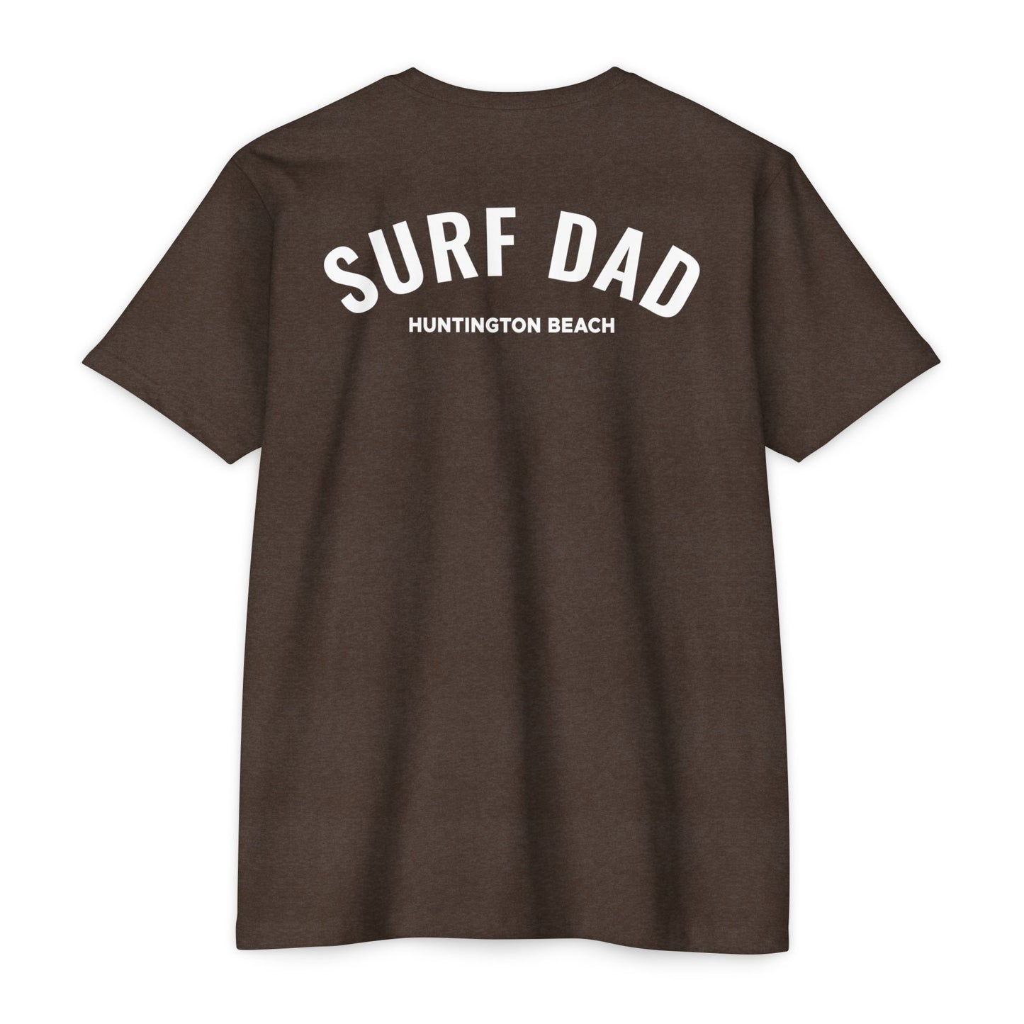 SURF DAD WHITE LOGO TEE