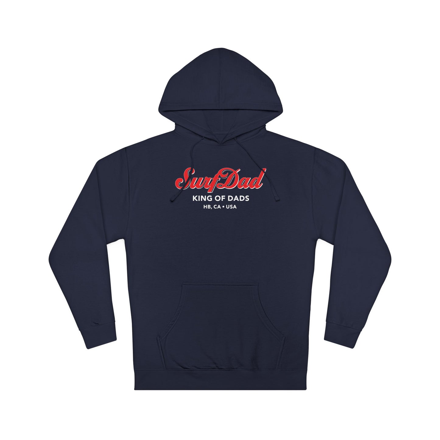 SURF DAD KING OF DADS CURSIVE HOODIE
