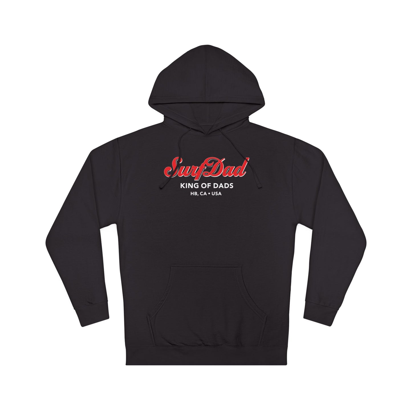 SURF DAD KING OF DADS CURSIVE HOODIE