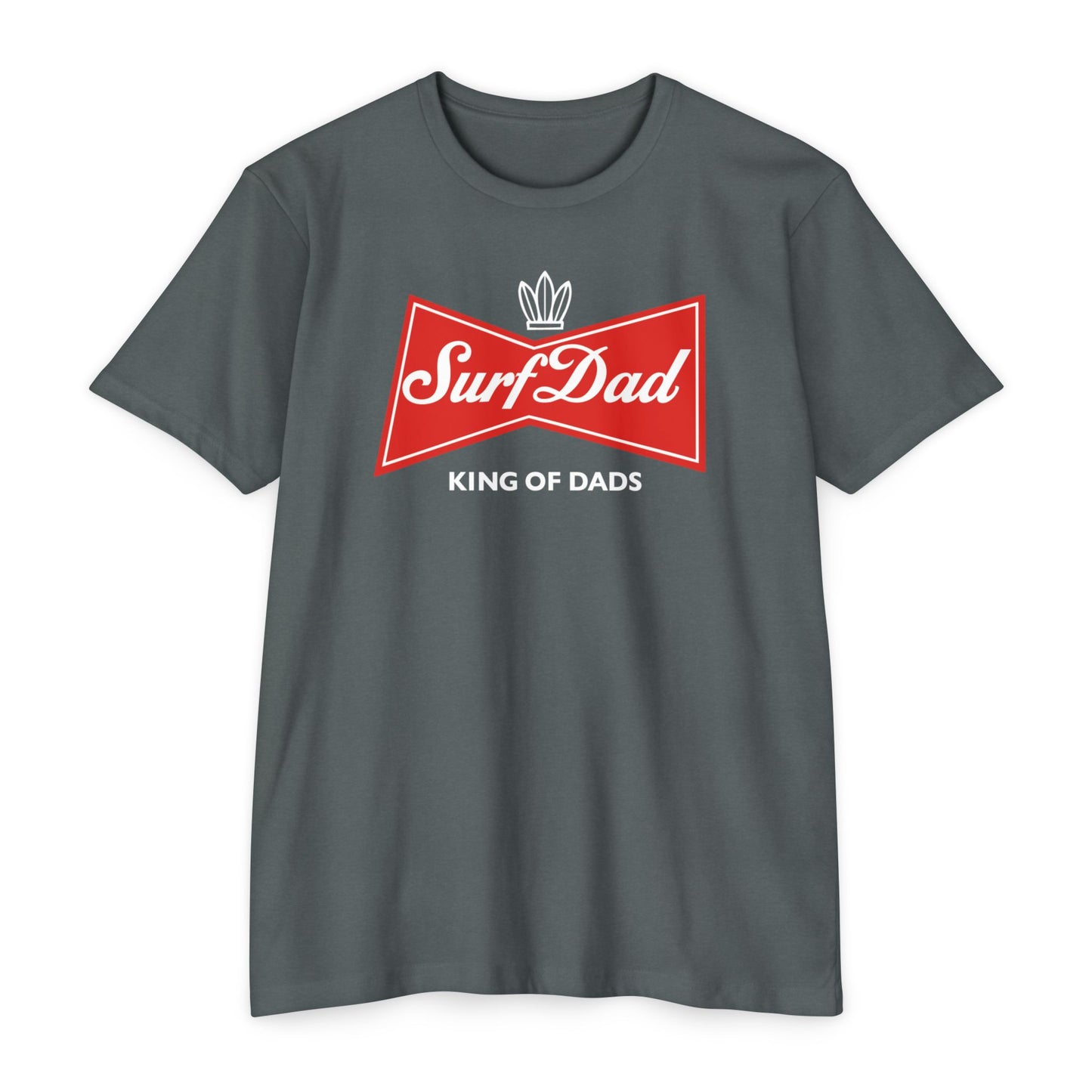 SURF DAD KING OF DADS CROWN TEE