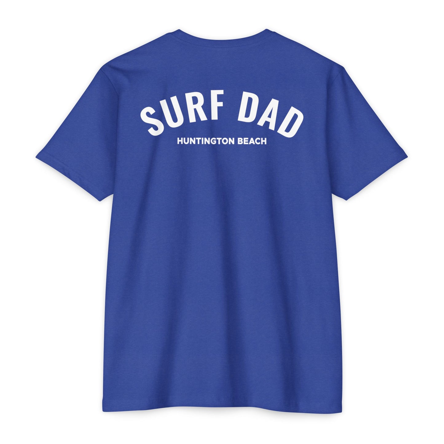 SURF DAD WHITE LOGO TEE