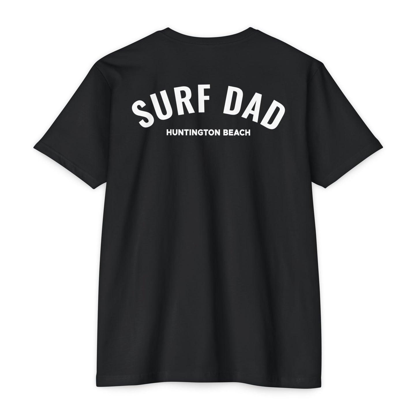 SURF DAD WHITE LOGO TEE