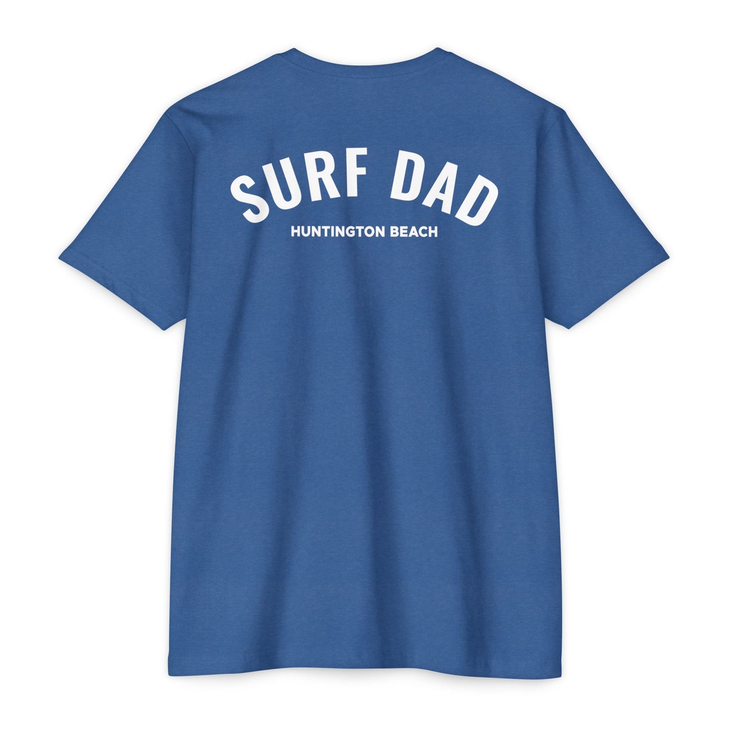 SURF DAD WHITE LOGO TEE