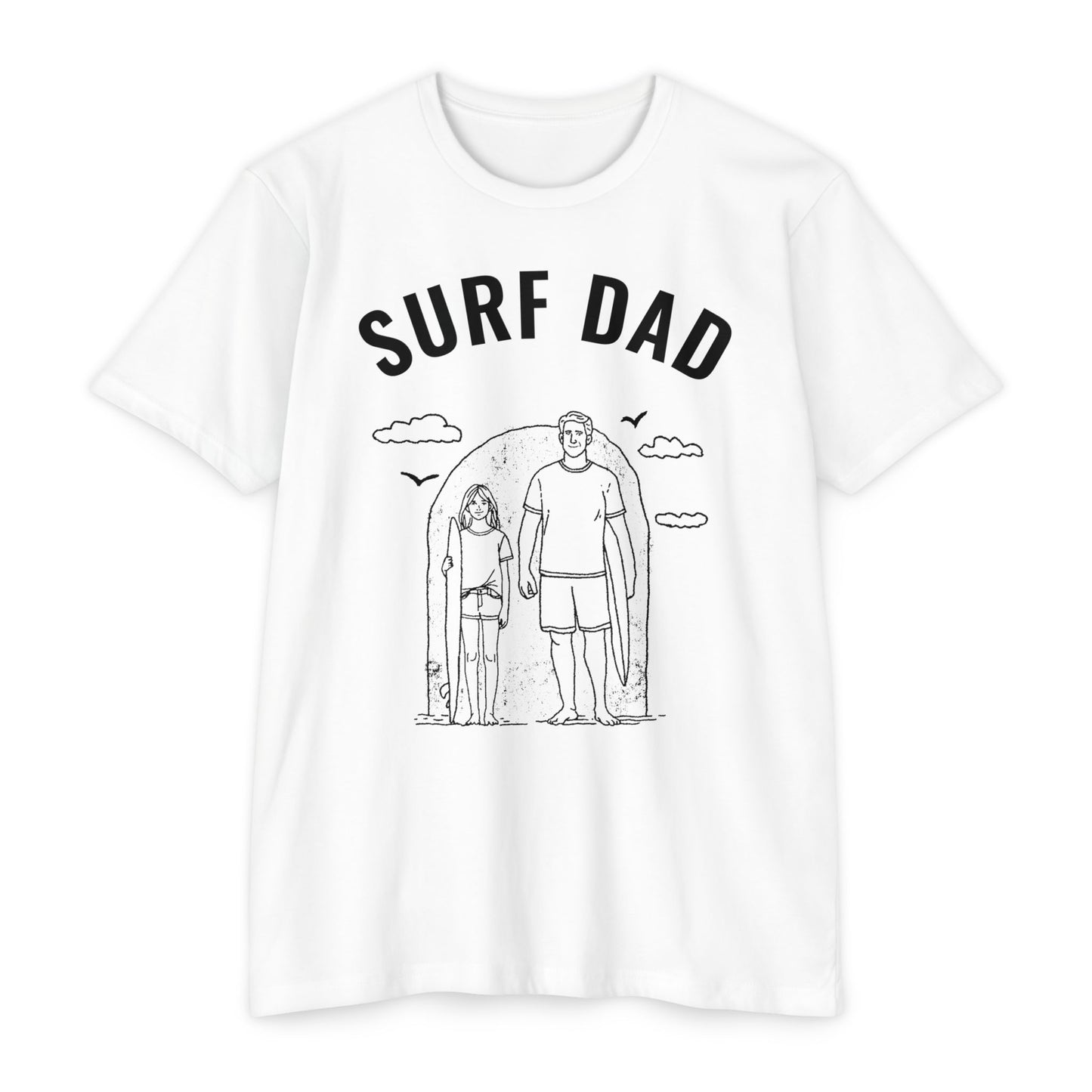 SURF DAD FATHER DAUGHTER Tee