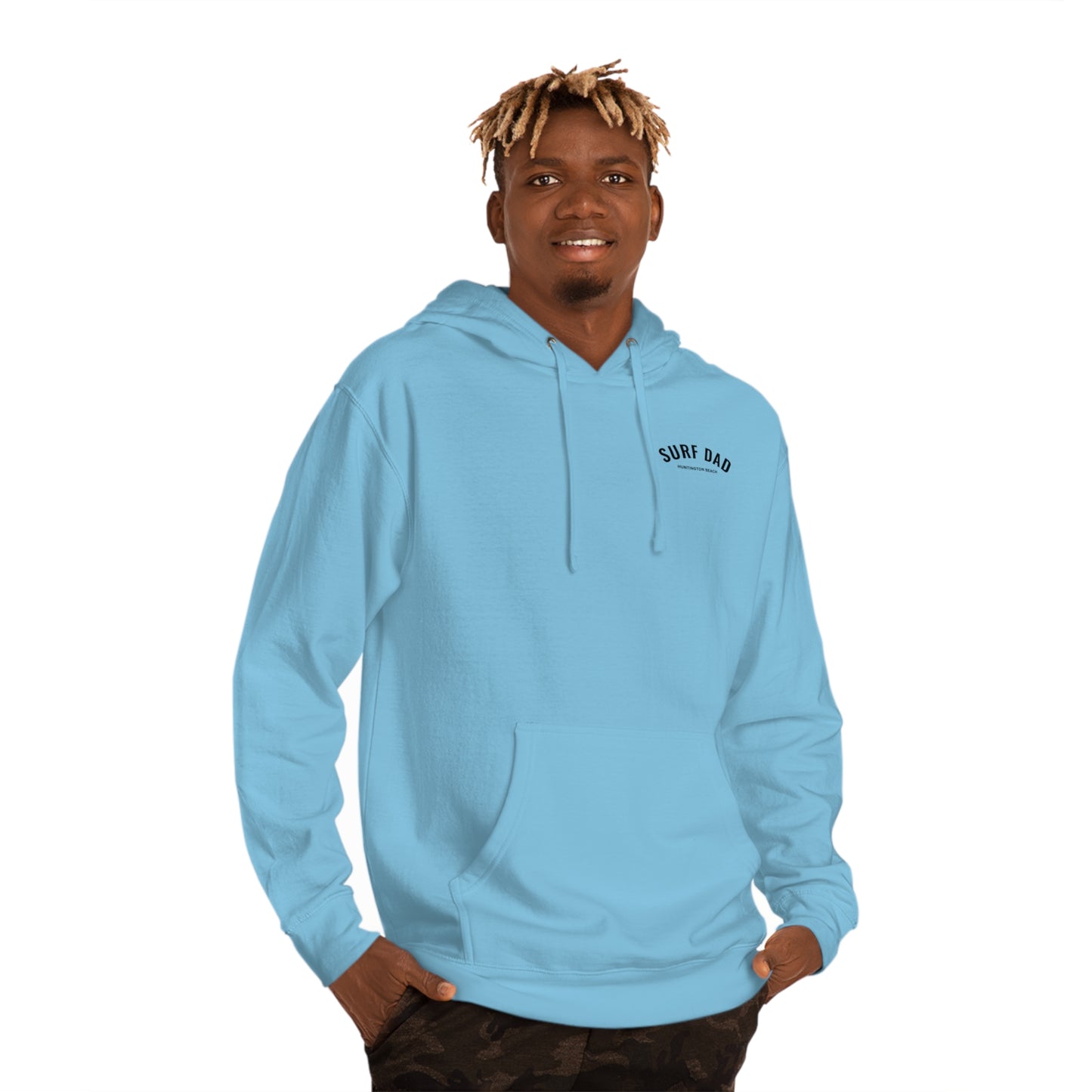 SURF DAD BLACK LOGO Hoodie