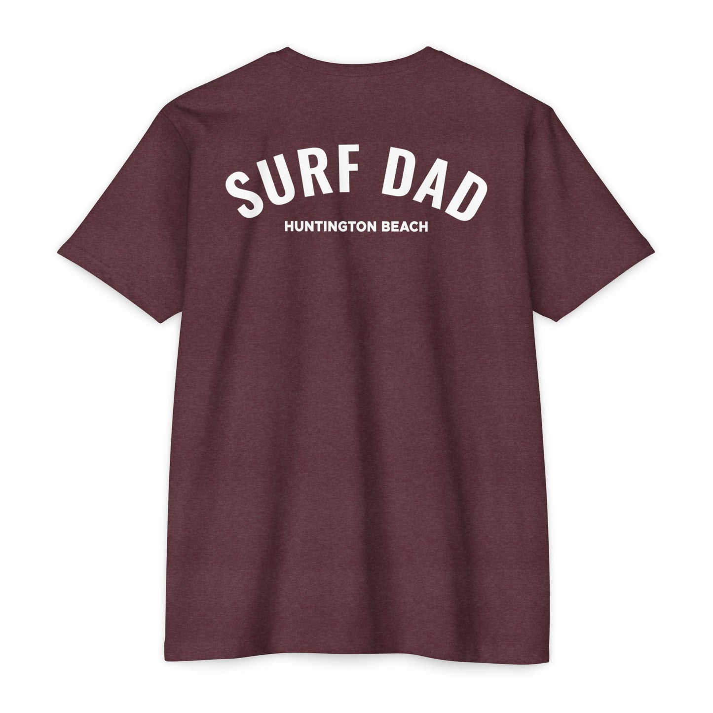 SURF DAD WHITE LOGO TEE