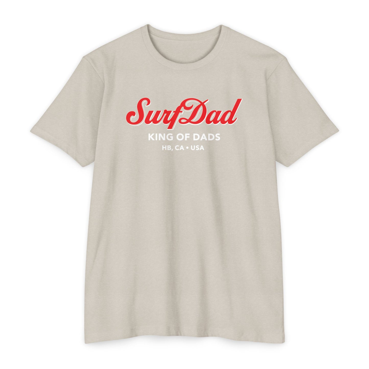 SURF DAD KING OF DADS CURSIVE TEE