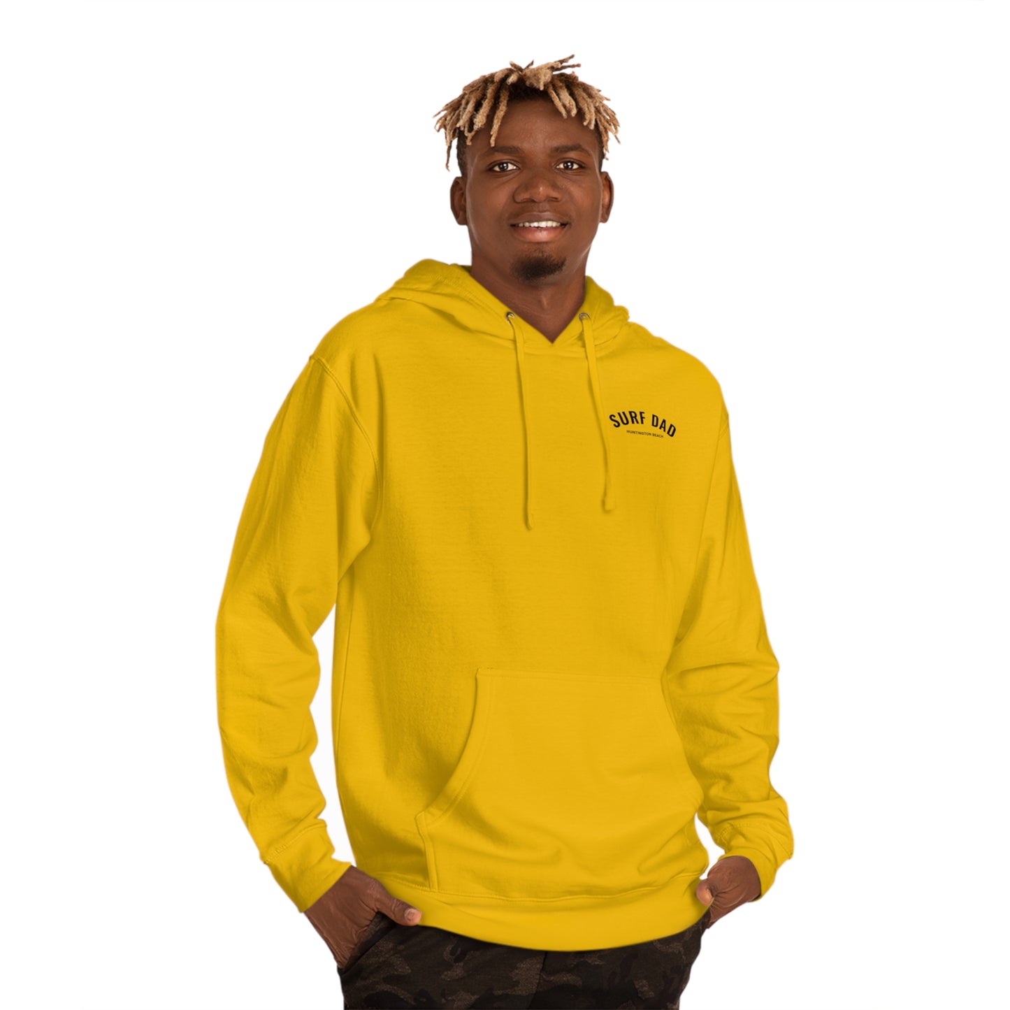 SURF DAD BLACK LOGO Hoodie