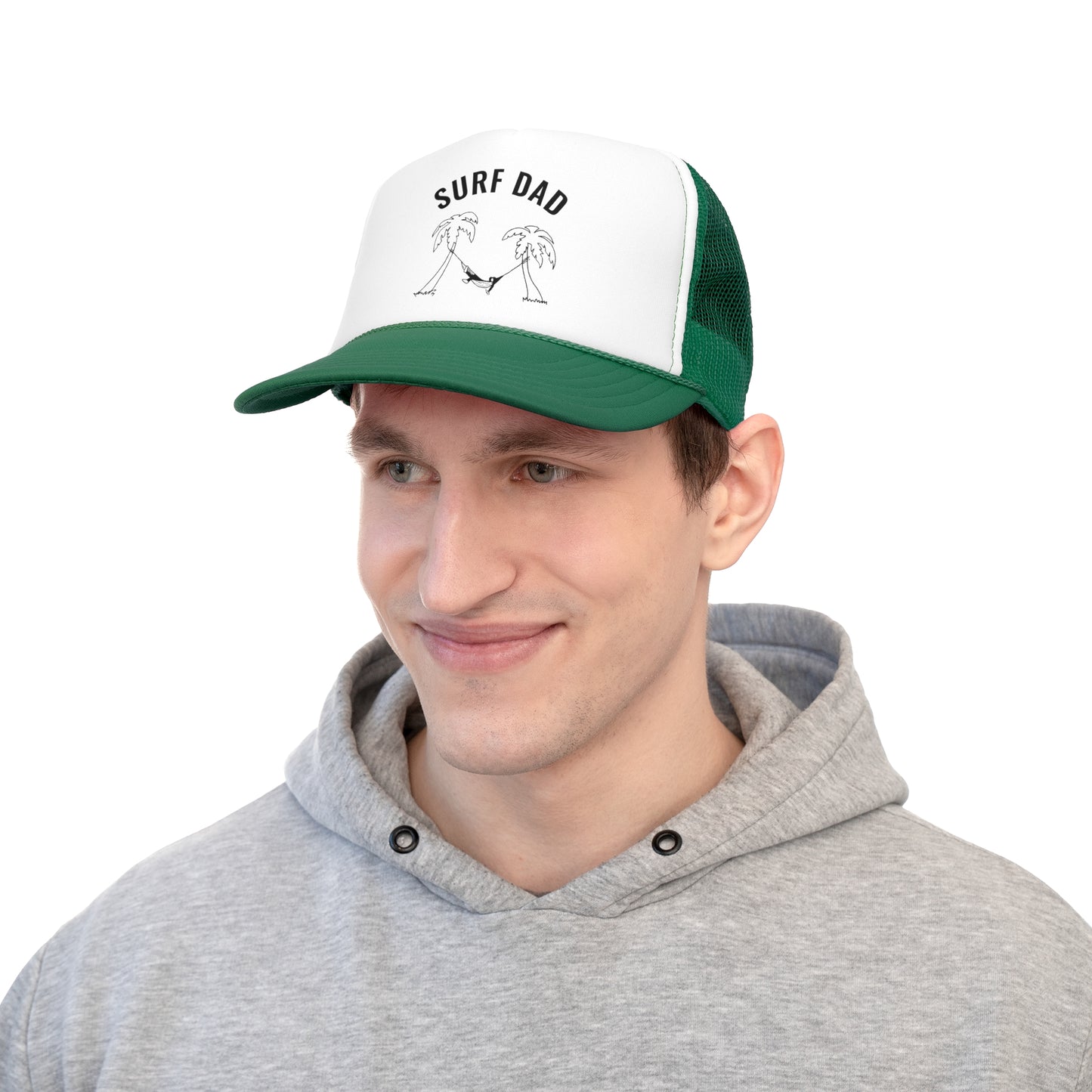 SURF DAD HAPPY HOUR Trucker Hat