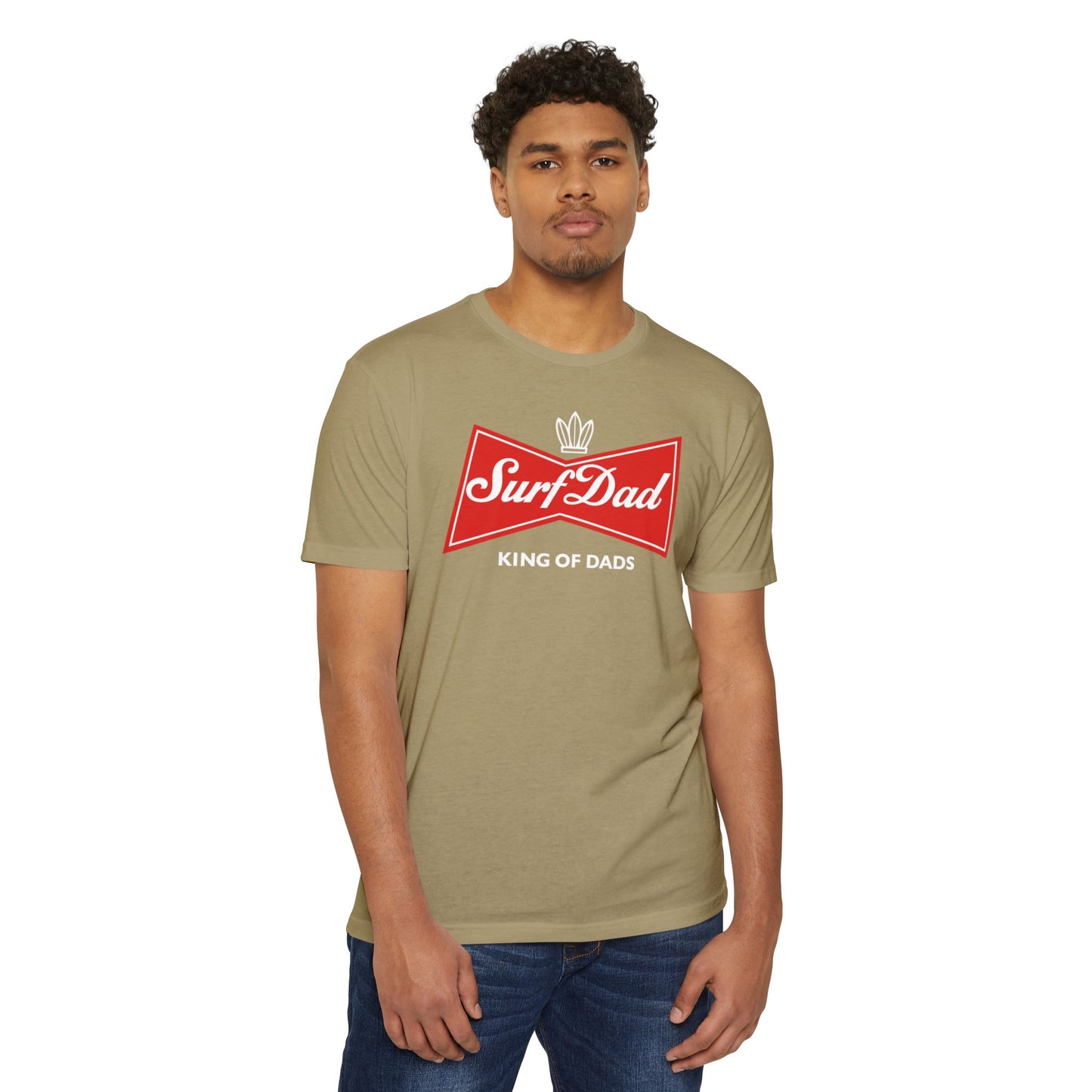 SURF DAD KING OF DADS CROWN TEE