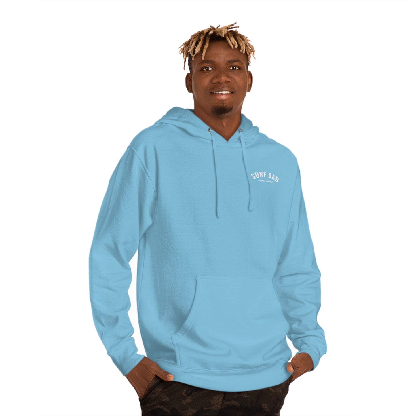 SURF DAD WHITE LOGO Hoodie