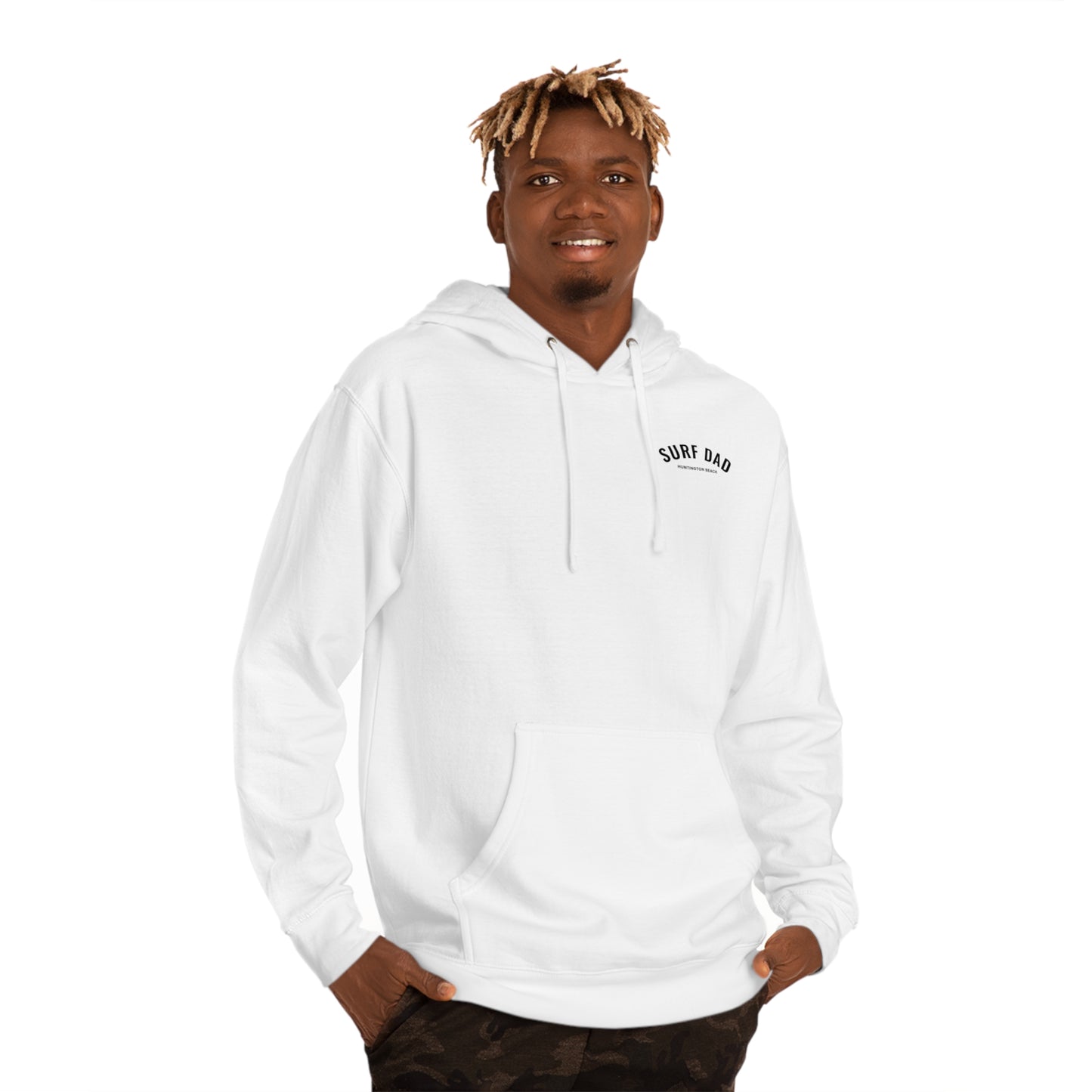 SURF DAD BLACK LOGO Hoodie