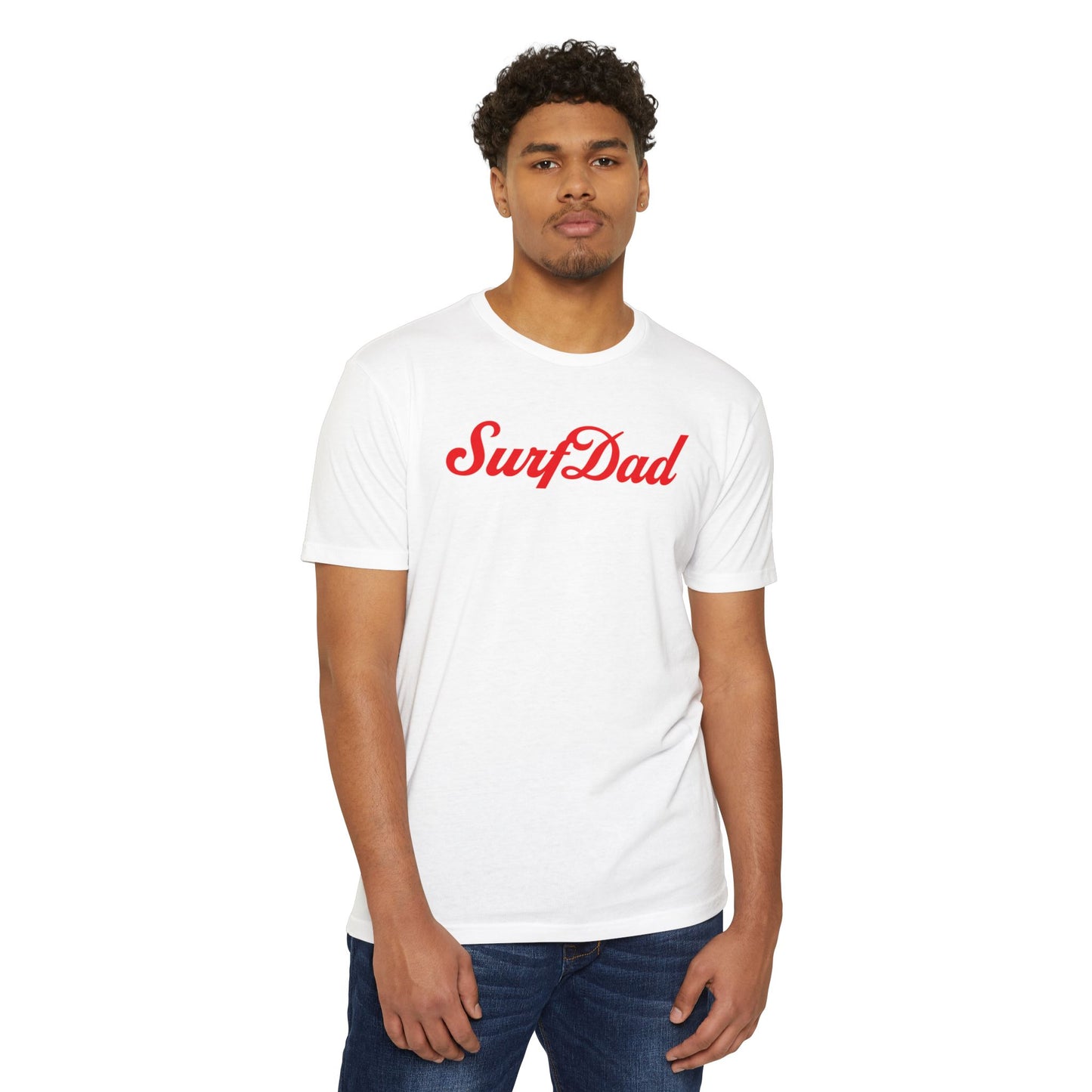 SURF DAD KING OF DADS CURSIVE TEE