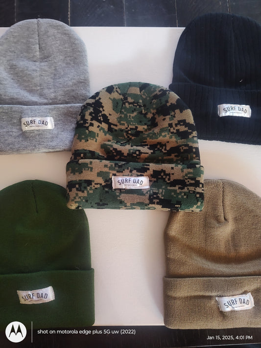 SURF DAD Logo Beanies